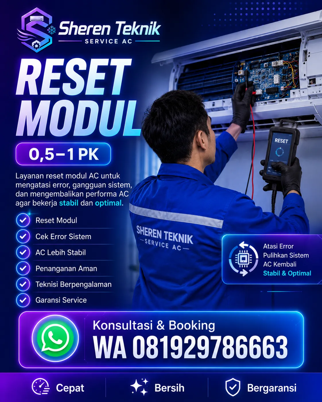 Reset Modul AC Inverter