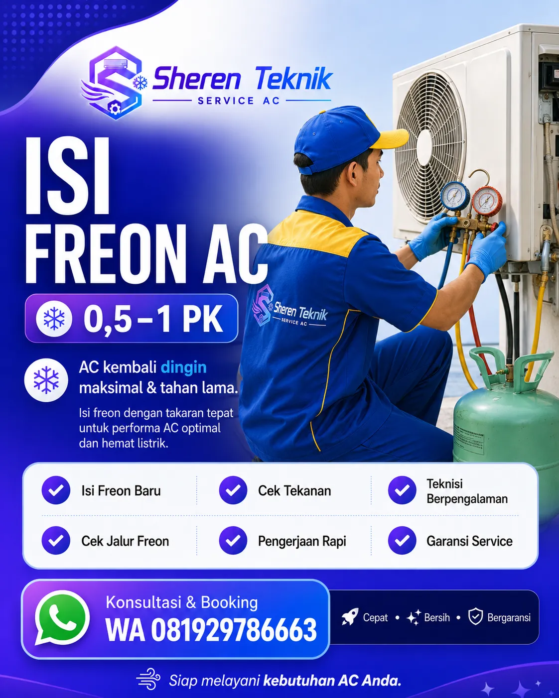 Isi Freon AC