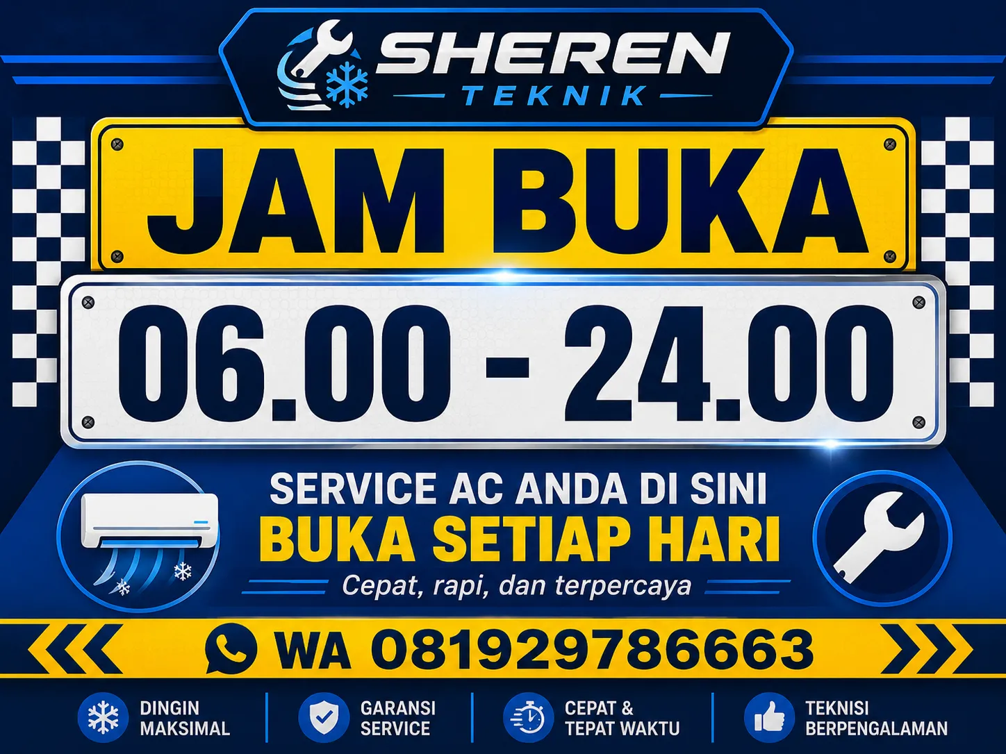 Service AC 24 Jam